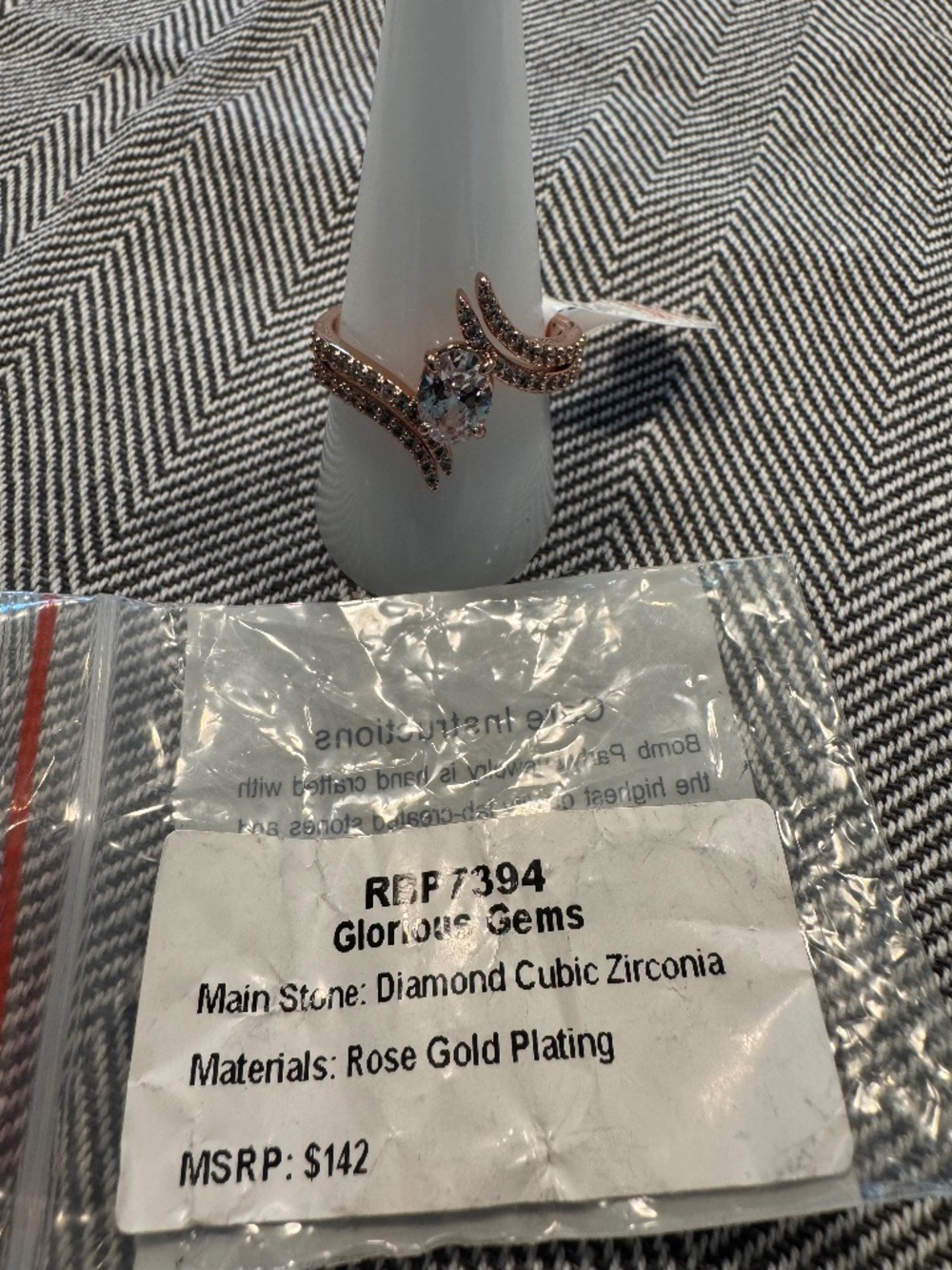 Glorious Gems - Birthday/Original Ring by BP - Size 10. -  RBP7394